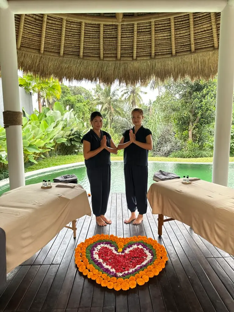 Maseuss ready and waiting to greet guests at Kizmet Fit Retreat.